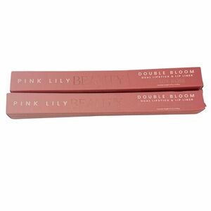 Pink Lily Beauty Double Bloom Lipstick & Lip Liner Duo Stick - 1 per order